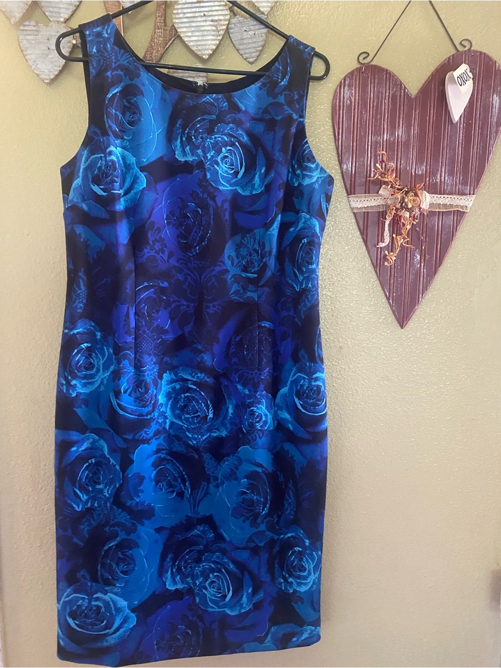 Talbots Blue Floral Dress
